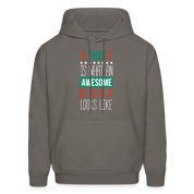 This is what an awesome Chef looks like S00097 Men's Hoodie - asphalt gray