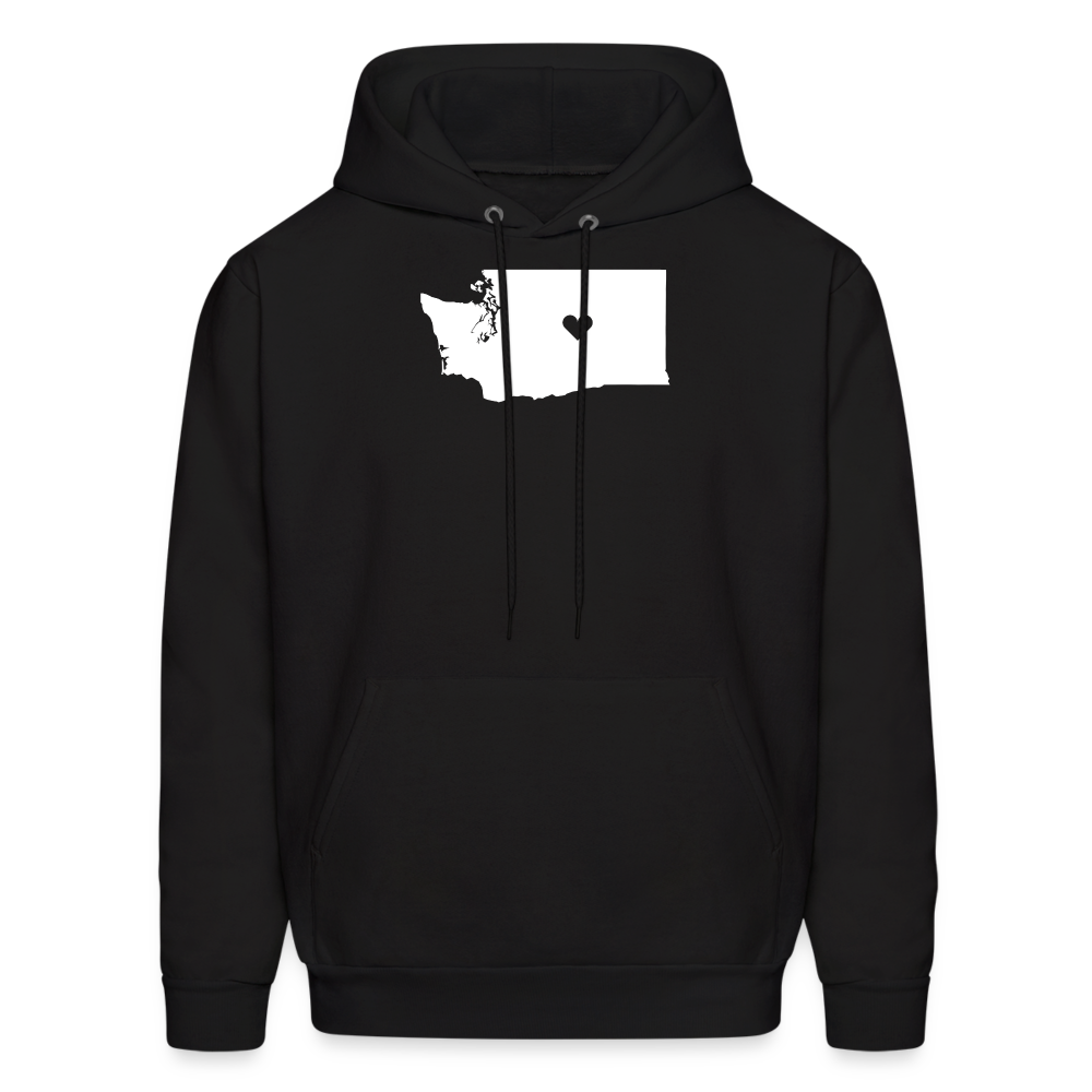 S00047 Washington -Love Men's Hoodie - black