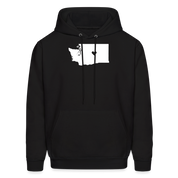 S00047 Washington -Love Men's Hoodie - black