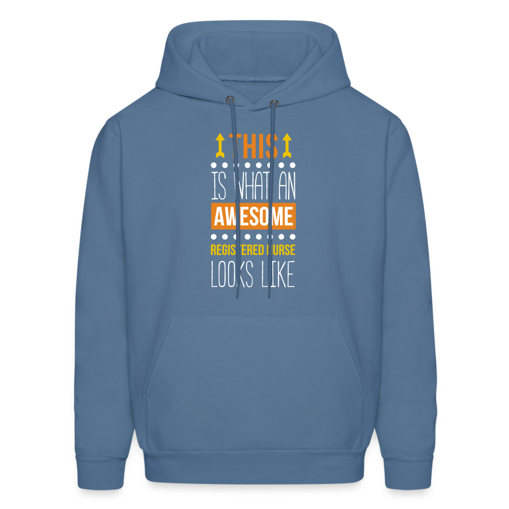 Registered nurse Hoodie - This is what an awesome Registered nurse looks like S00071 Men's Hoodie - denim blue