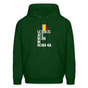 Legends are born in Romania Men's Hoodie - forest green