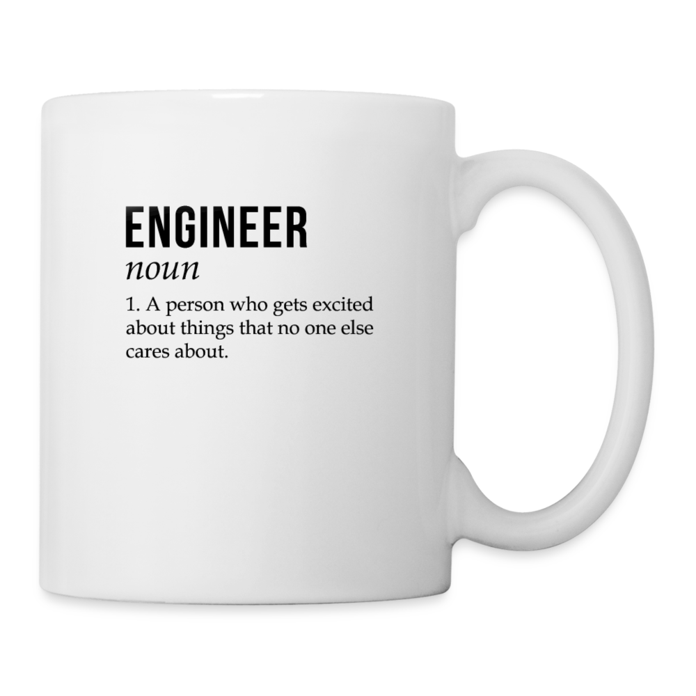 Engineer White Mug - white