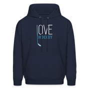 Love Hockey Hoodie S00294 - navy