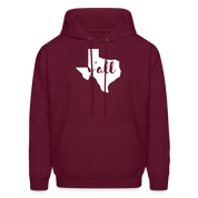 S00043 Texas -Y'all  Men's Hoodie - burgundy