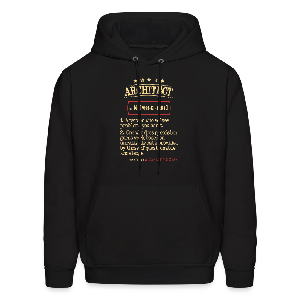 Architect see also WIZARD, MAGICIAN Men's Hoodie - black