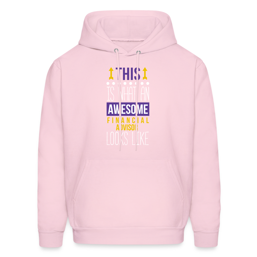 Financial advisor This is what an awesome Financial advisor looks like S00075Men's Hoodie - pale pink