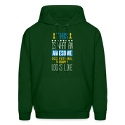 Occupational therapist Hoodie - This is what an awesome Occupational therapist looks like S00073 Men's Hoodie - forest green
