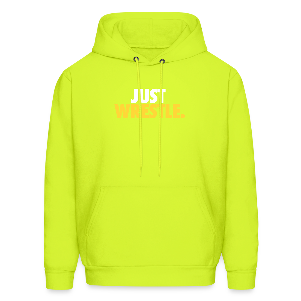 Just wrestle Unisex Hoodie - safety green