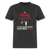 I'm a Fishing grandpa Unisex Classic T-Shirt - heather black