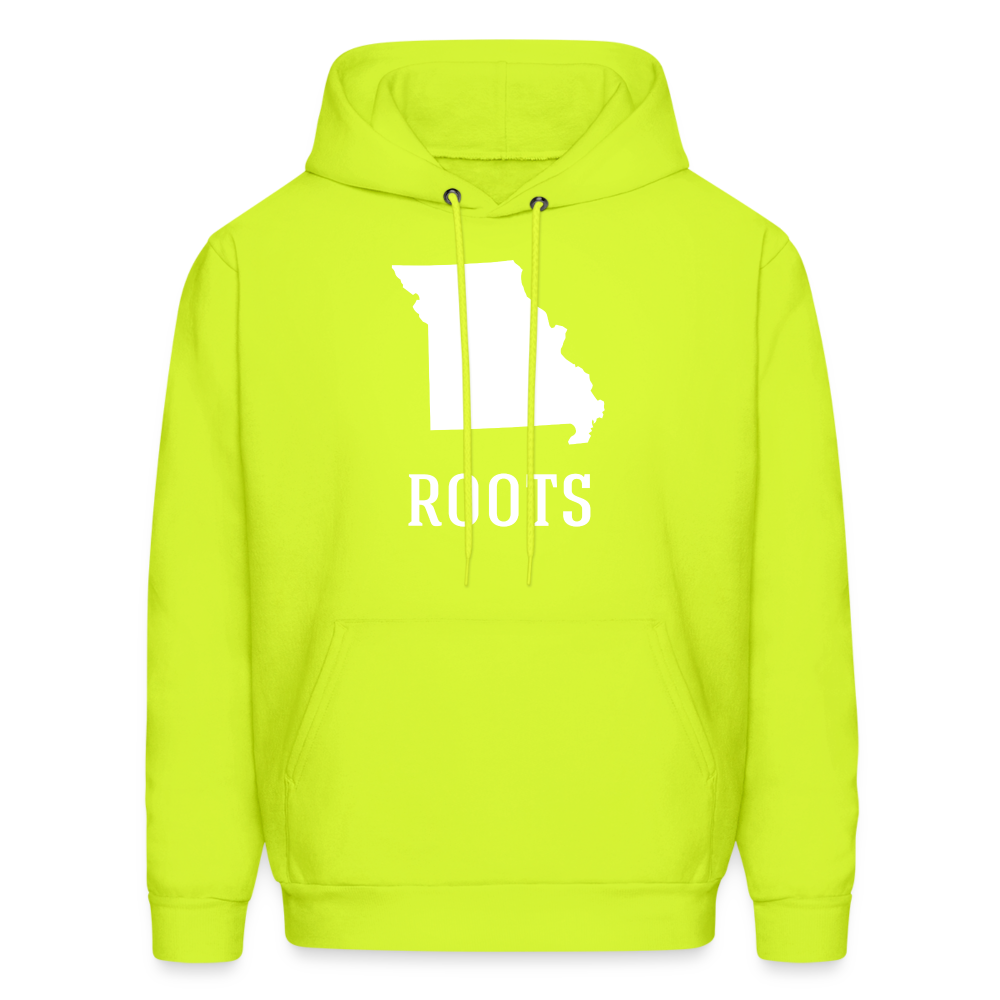 S00025 Missouri - Roots  Men's Hoodie - safety green