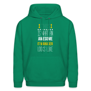 IT manager This is what an awesome IT manager looks like  S00074 Men's Hoodie - kelly green