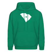 S00040 South Carolina-Love  Men's Hoodie - kelly green
