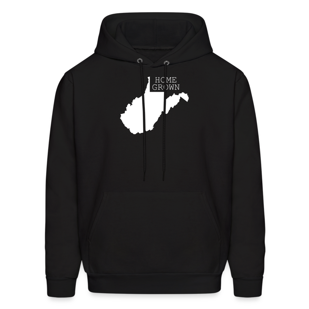 S00048 West Virginia- Home grown Men's Hoodie - black