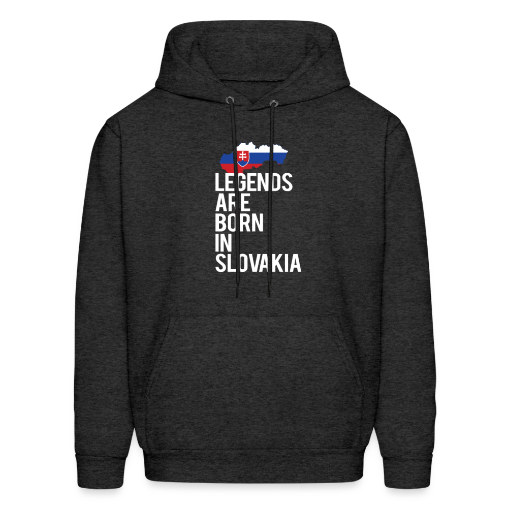 Legends are born in Slovakia Unisex Hoodie - charcoal grey