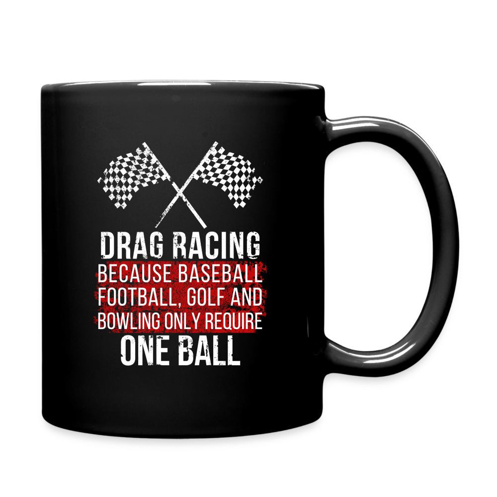 One Ball Full Color Mug - black