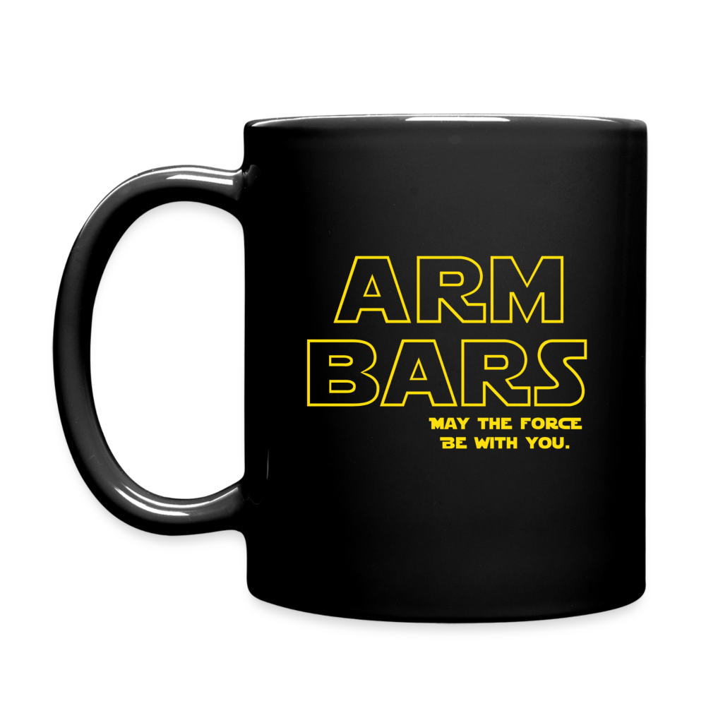 SB10628   Mug Brazilian Jiu Jitsu BJJ - Arm bars may the force be with you mug - BJJ Coffee Cup BJJ Coffee Mug (11oz) Black - black