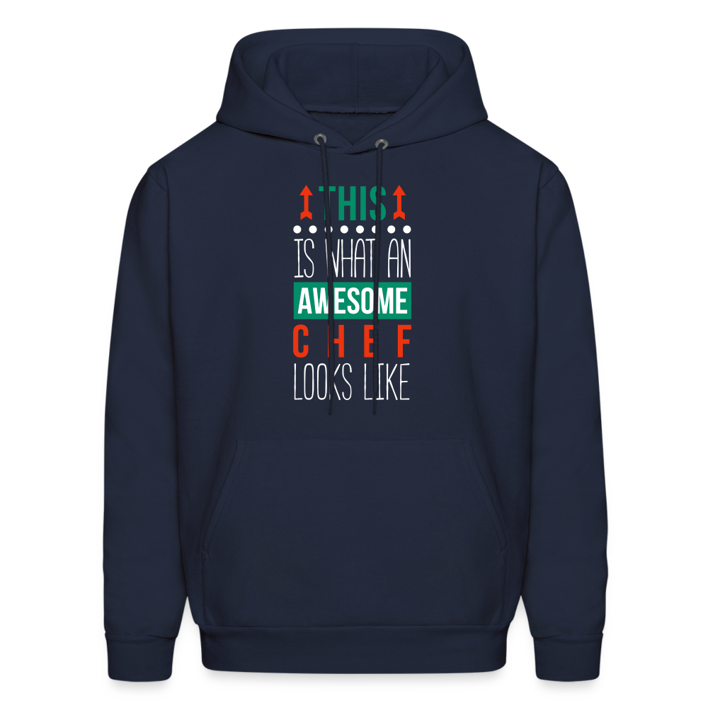 This is what an awesome Chef looks like S00097 Men's Hoodie - navy
