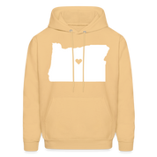 Oregon Love Hoodie - light gold 