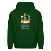 Computer system analyst Hoodie - This is what an awesome Computer system analyst looks like  S00064 Men's Hoodie - forest green