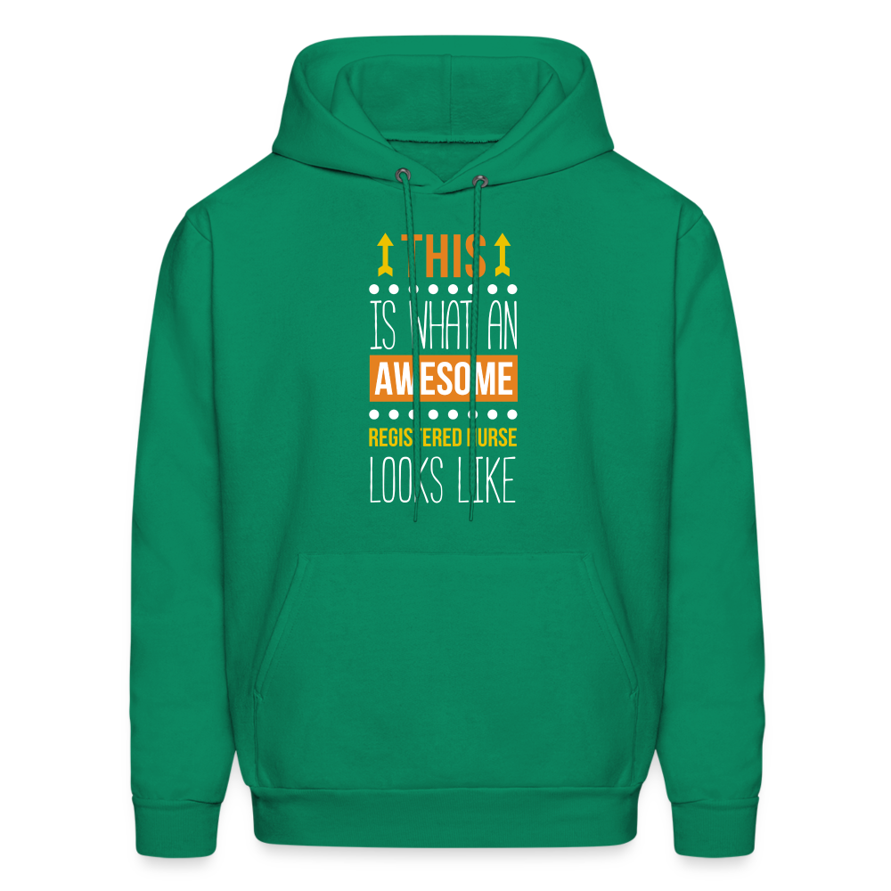 Registered nurse Hoodie - This is what an awesome Registered nurse looks like S00071 Men's Hoodie - kelly green
