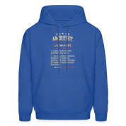 Architect see also WIZARD, MAGICIAN Men's Hoodie - royal blue