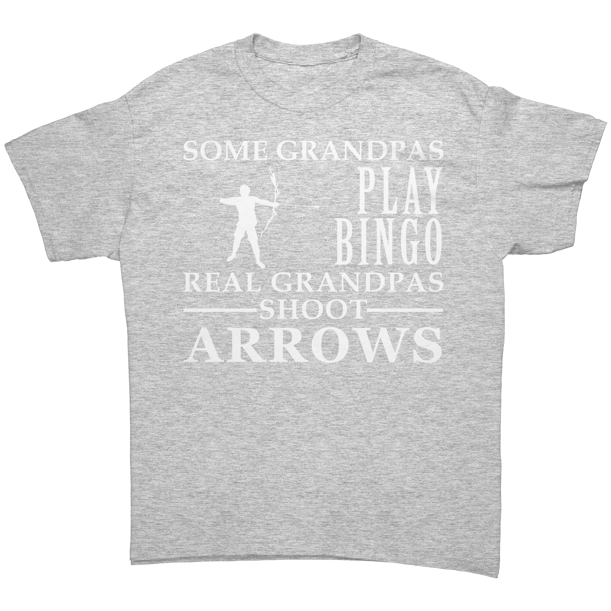 Archery_Gift_Some_Grandpas_play_bingo__Ash_Grey_Front_Mockup.png
