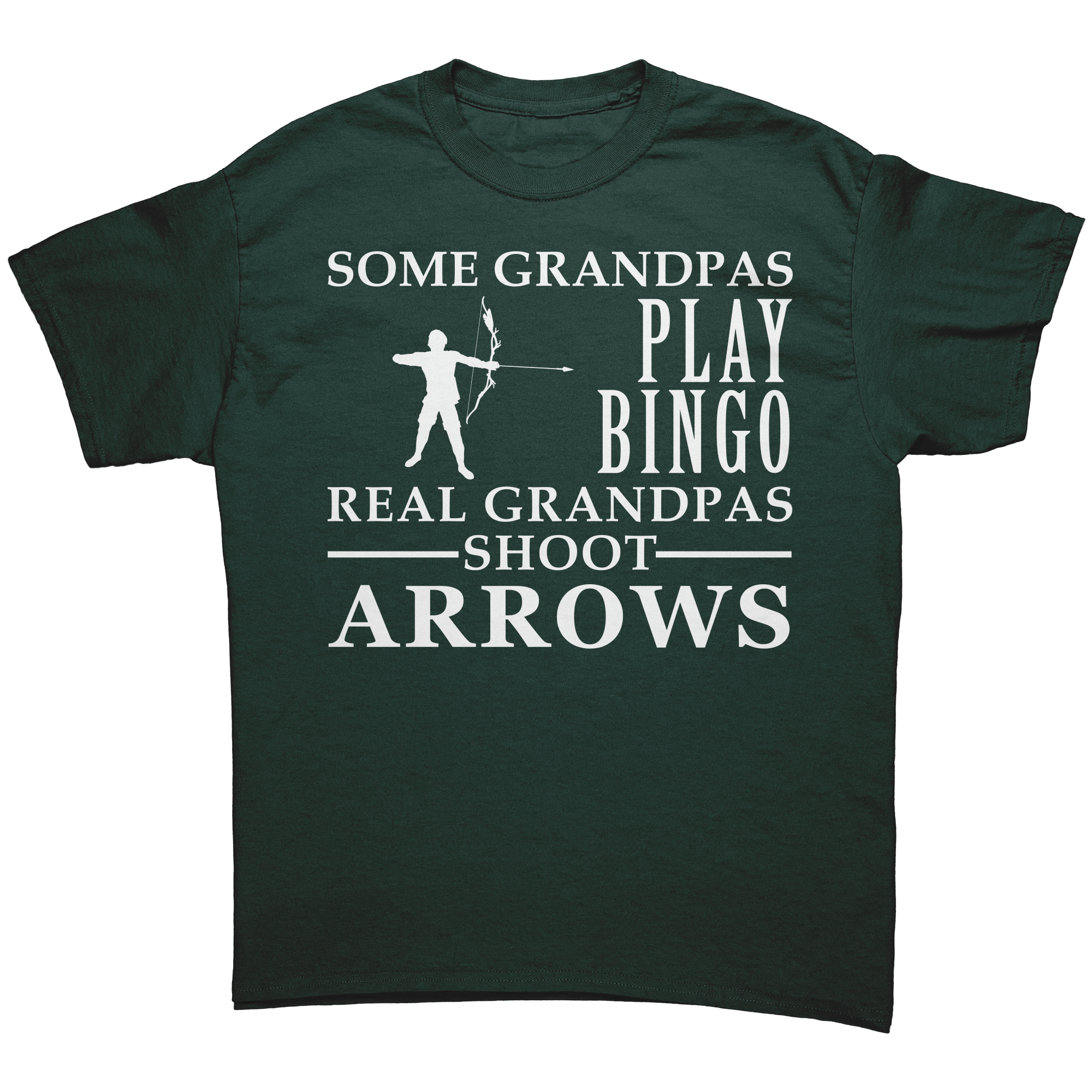 Archery_Gift_Some_Grandpas_play_bingo__Forest_Green_Mockup.png