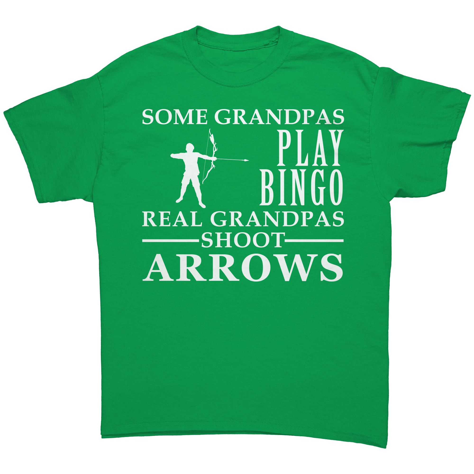 Archery_Gift_Some_Grandpas_play_bingo__Irish_Green_Mockup.png