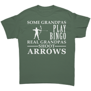 Archery_Gift_Some_Grandpas_play_bingo__Military_Green_Front_Mockup.png