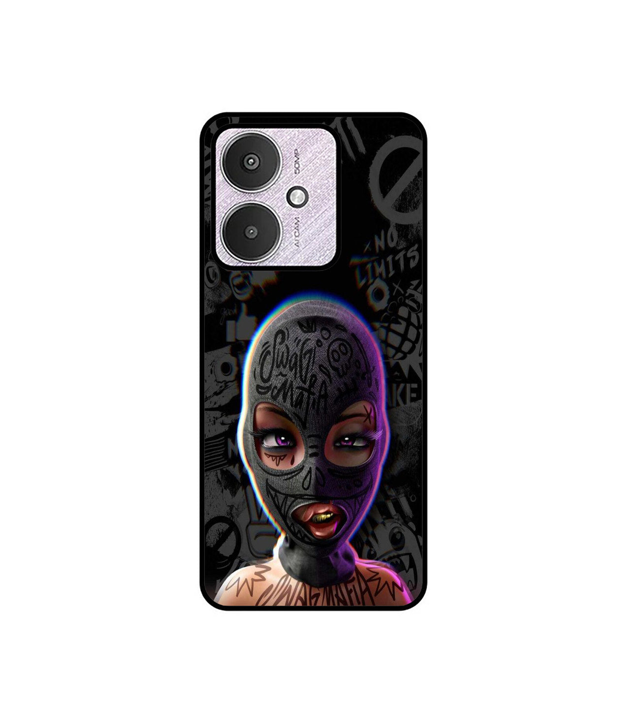 🎭 Mask Girl case for iPhone