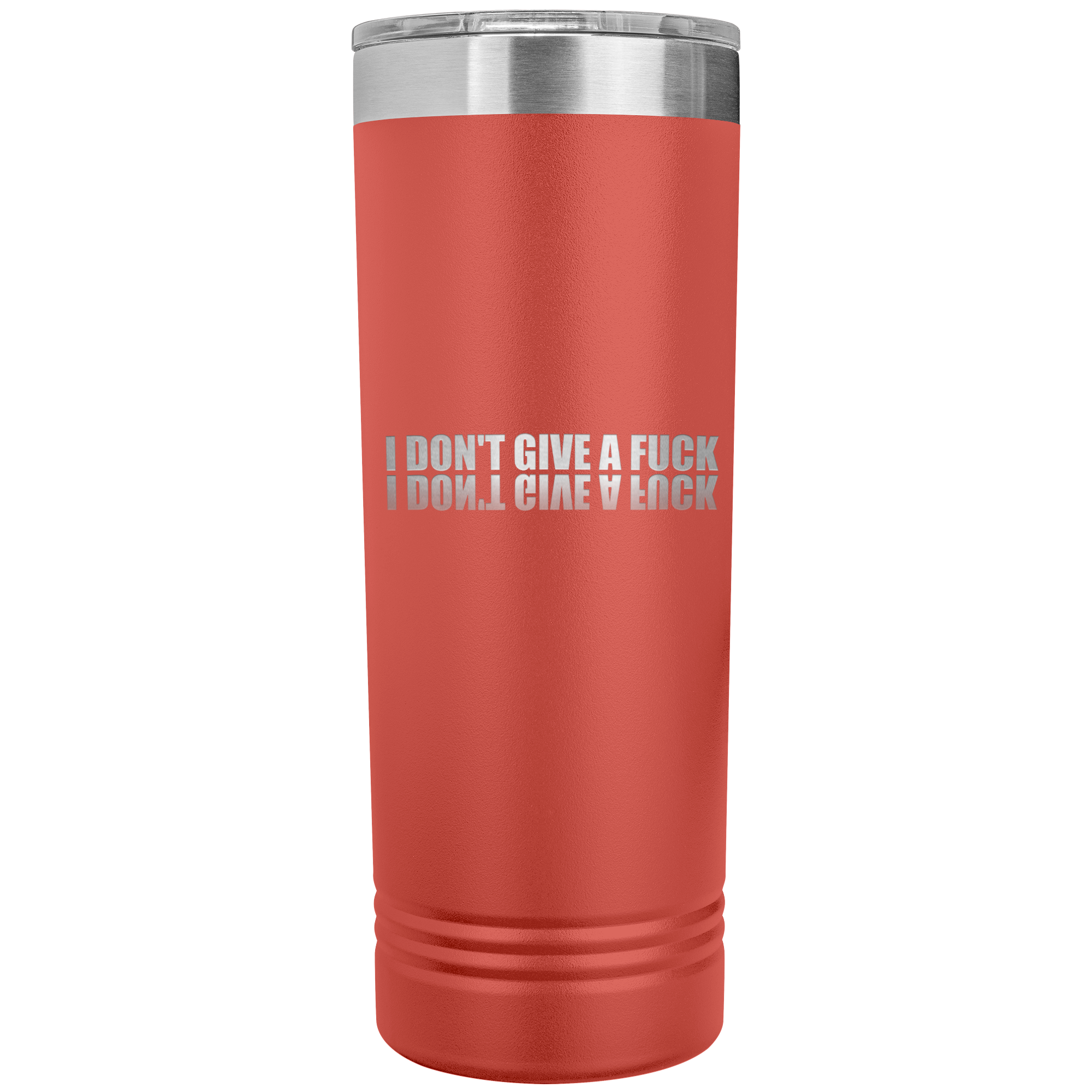 I_dont_give_a_Fk__22oz_Skinny_Tumbler_Coral_Mockup.png