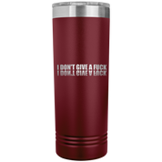 I_dont_give_a_Fk__22oz_Skinny_Tumbler_Maroon_Mockup.png