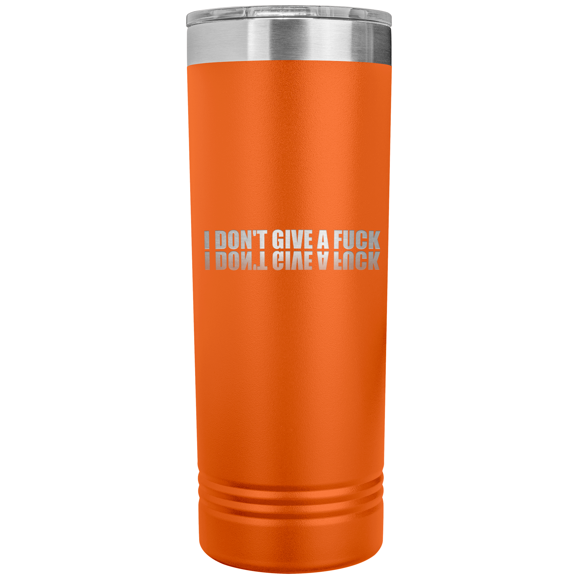 I_dont_give_a_Fk__22oz_Skinny_Tumbler_Orange_Mockup.png