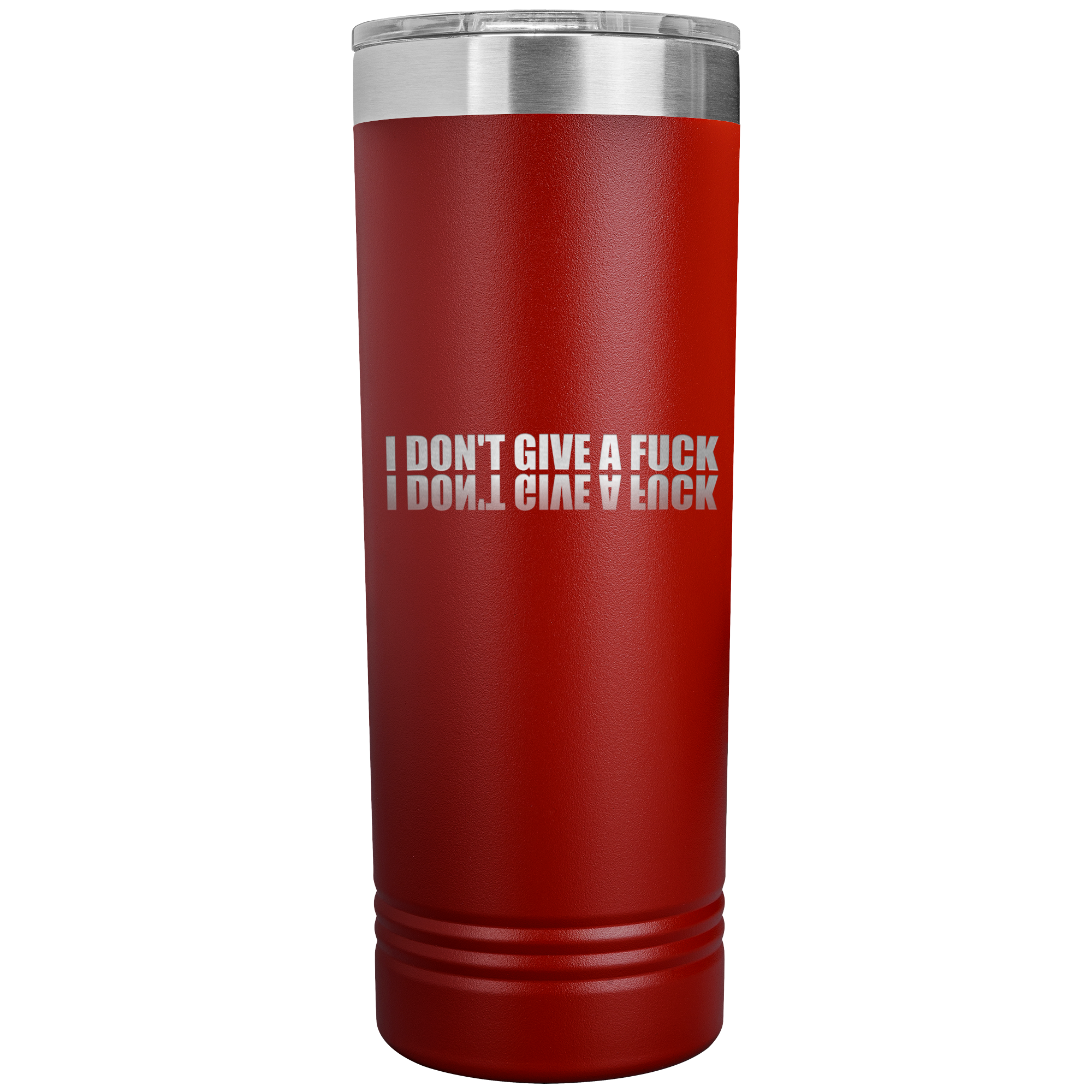 I_dont_give_a_Fk__22oz_Skinny_Tumbler_Red_Mockup.png