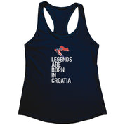 Legends are born in Croatia Racerback