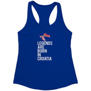 Legends are born in Croatia Racerback