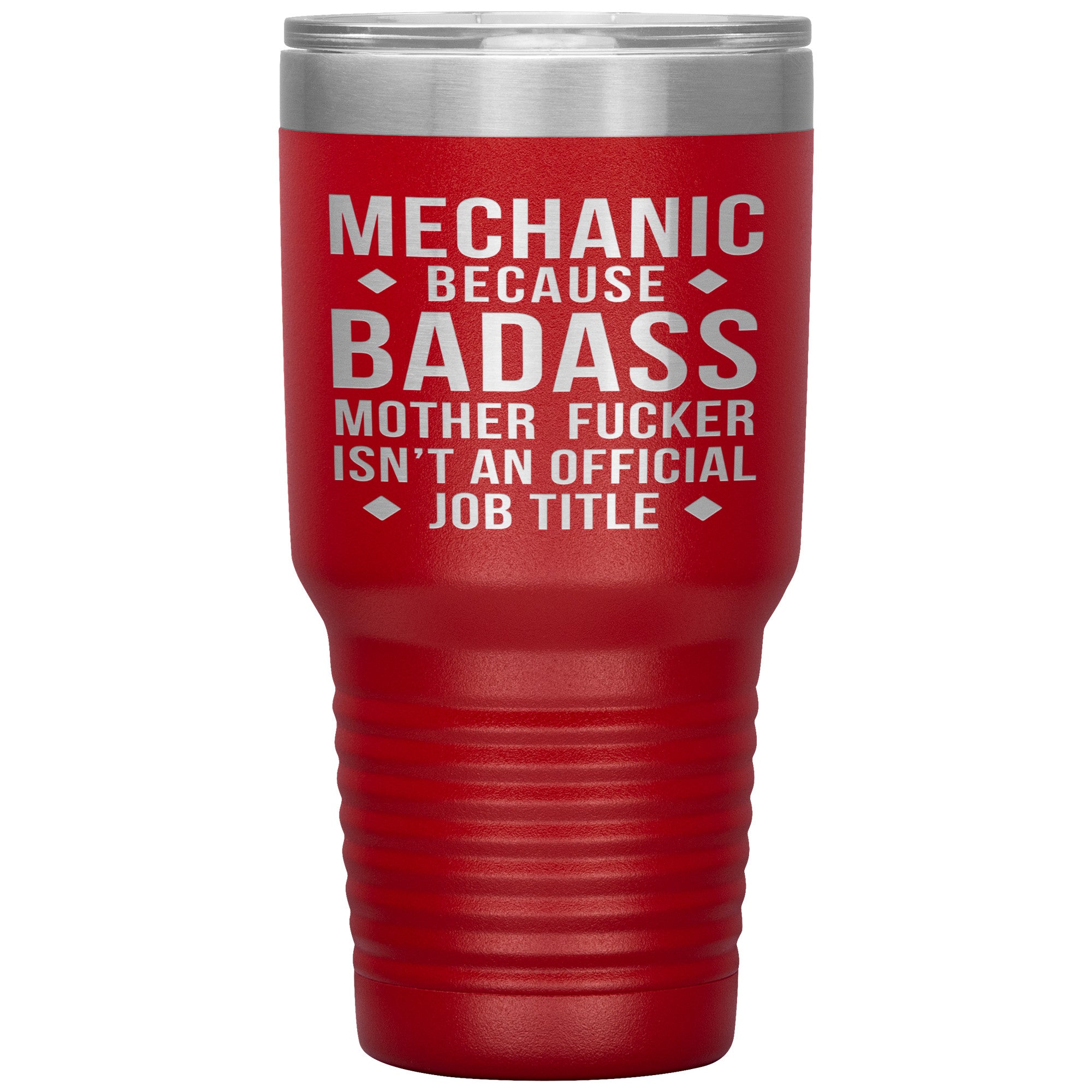 Mechanic Gift, Mechanic badass, 30oz Vacuum Tumbler, Travel mug, Coffee Tumbler, Present for Mechanic Colleague