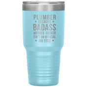 Plumber Gift, Plumber badass, Tumbler, Travel mug, Coffee Tumbler, Present for Plumber Colleague