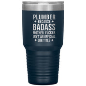 Plumber Gift, Plumber badass, Tumbler, Travel mug, Coffee Tumbler, Present for Plumber Colleague