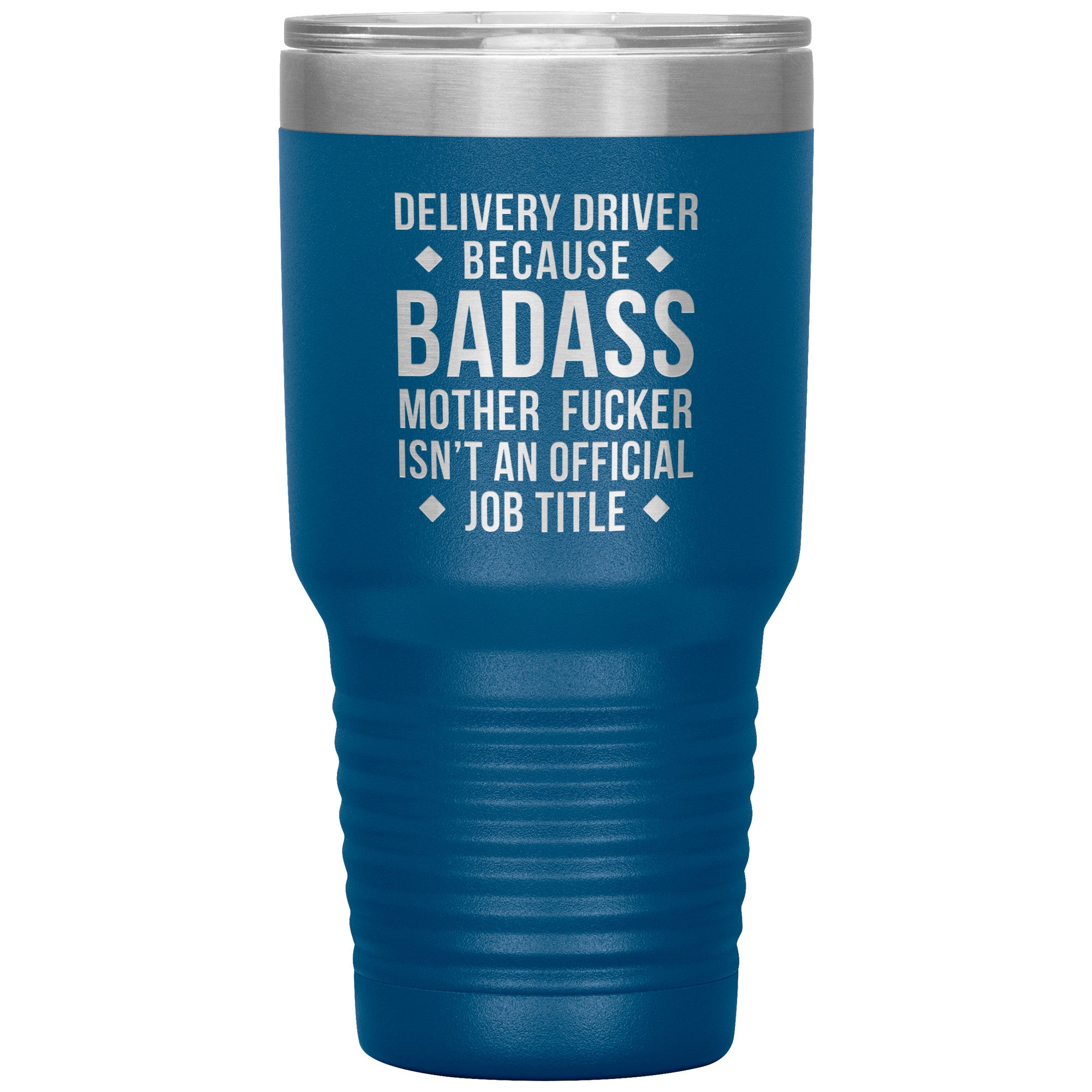 S00143   Personalizable Delivery Driver Gift, Delivery Driver badass, Tumbler, Travel mug, Coffee Tumbler, Present for Delivery Driver Colleague