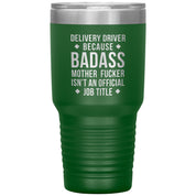 S00143   Personalizable Delivery Driver Gift, Delivery Driver badass, Tumbler, Travel mug, Coffee Tumbler, Present for Delivery Driver Colleague