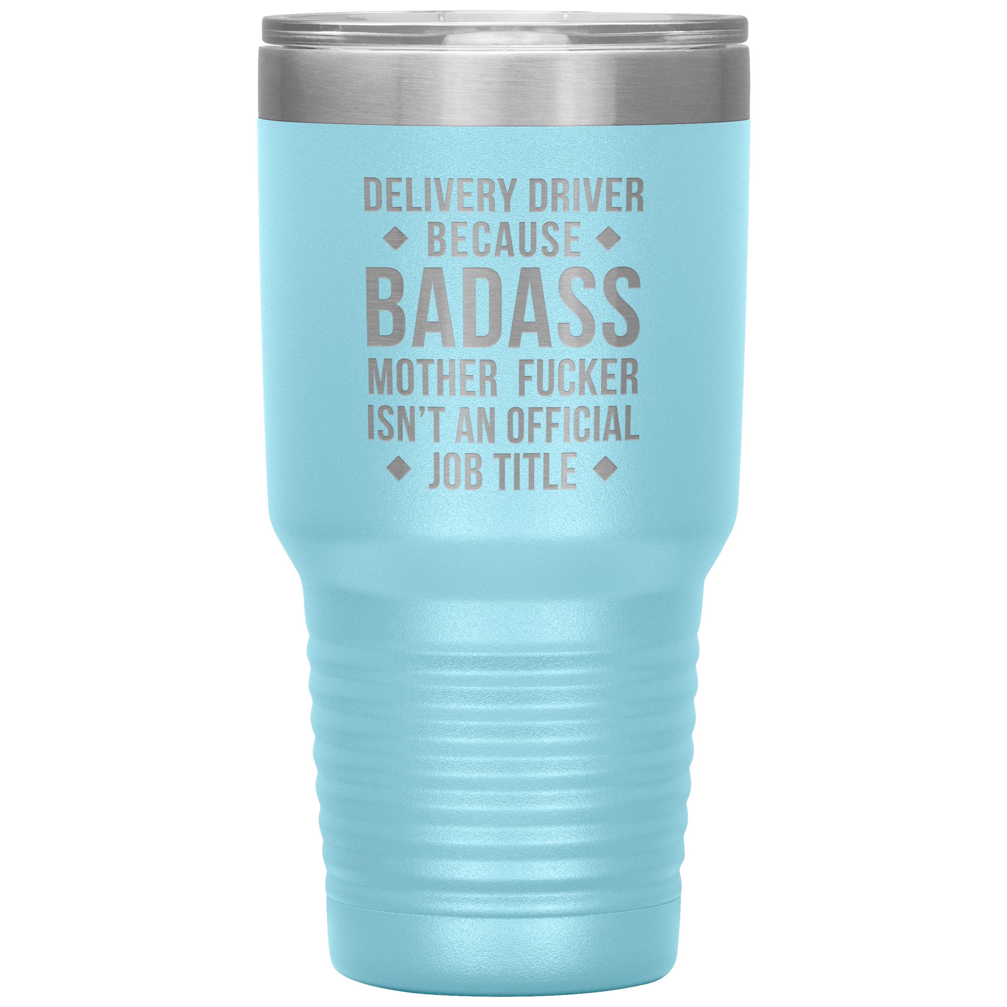 S00143   Personalizable Delivery Driver Gift, Delivery Driver badass, Tumbler, Travel mug, Coffee Tumbler, Present for Delivery Driver Colleague
