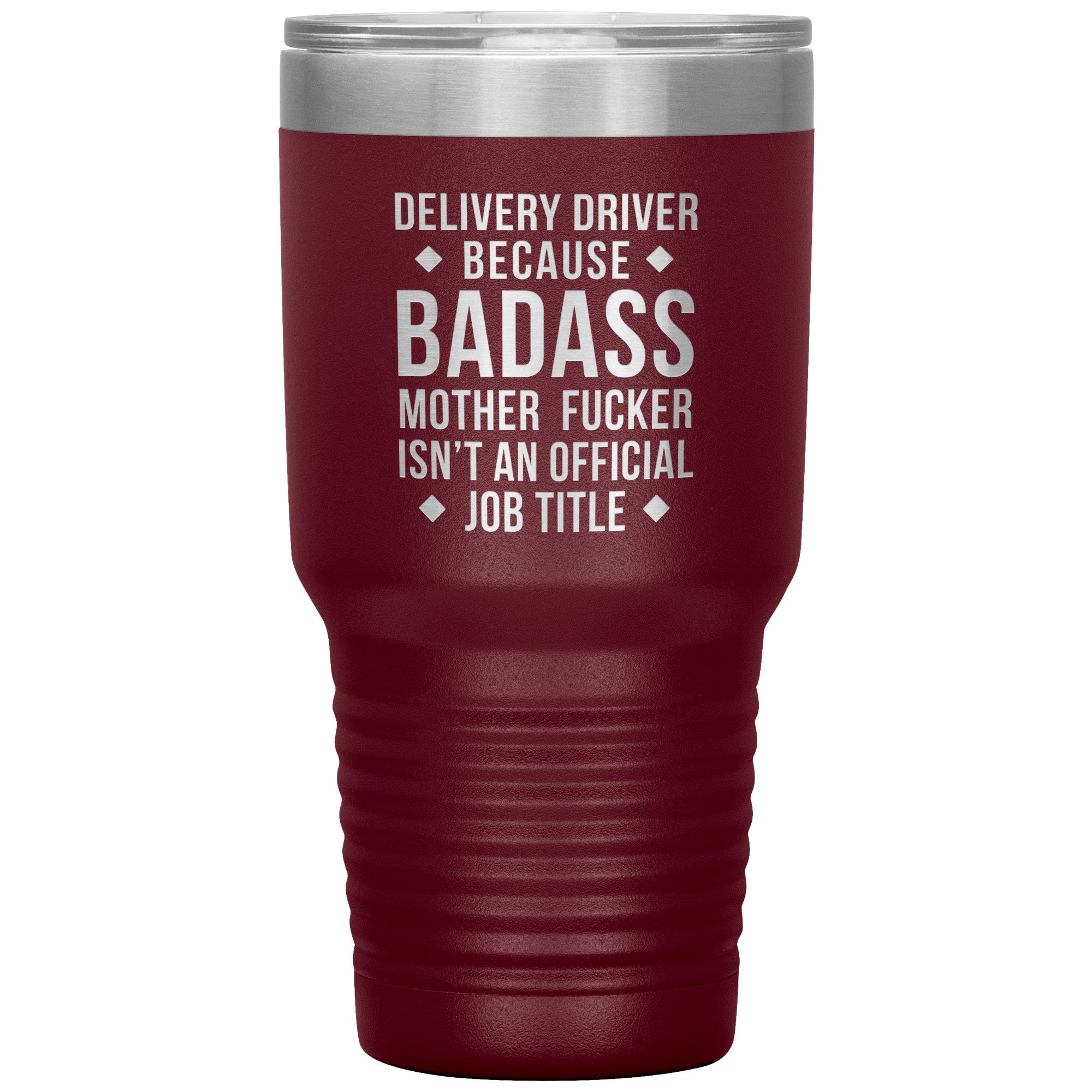 S00143   Personalizable Delivery Driver Gift, Delivery Driver badass, Tumbler, Travel mug, Coffee Tumbler, Present for Delivery Driver Colleague