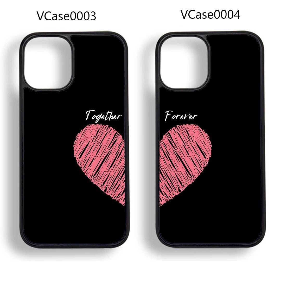 Personal cute matching cases for iPhone 16 15 14 13 12 11 Pro Max iPhone XR X XS iPhone 7 8 PLUS iPhone SECase -Perfect gift for couple