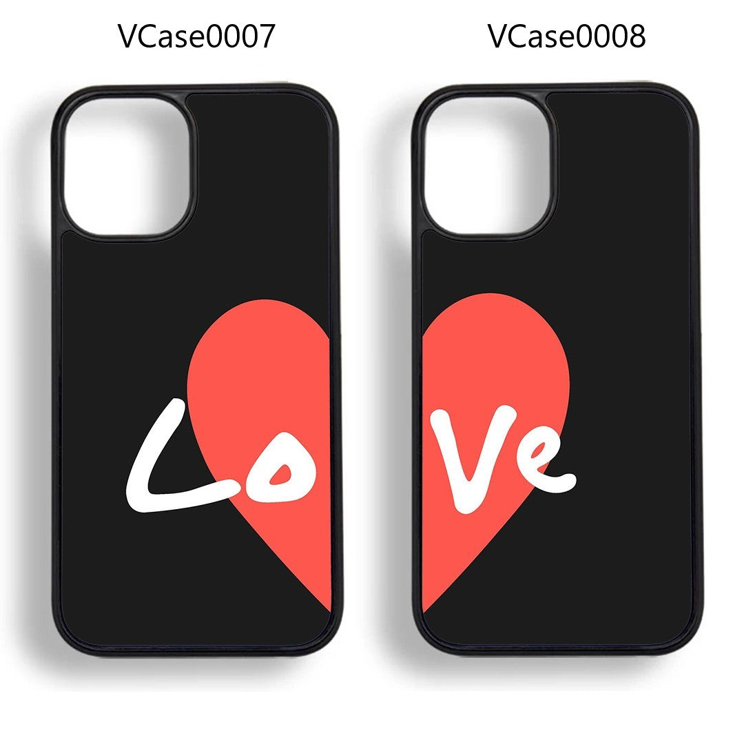 Personal cute matching cases for iPhone 16 15 14 13 12 11 Pro Max iPhone XR X XS iPhone 7 8 PLUS iPhone SECase -Perfect gift for couple