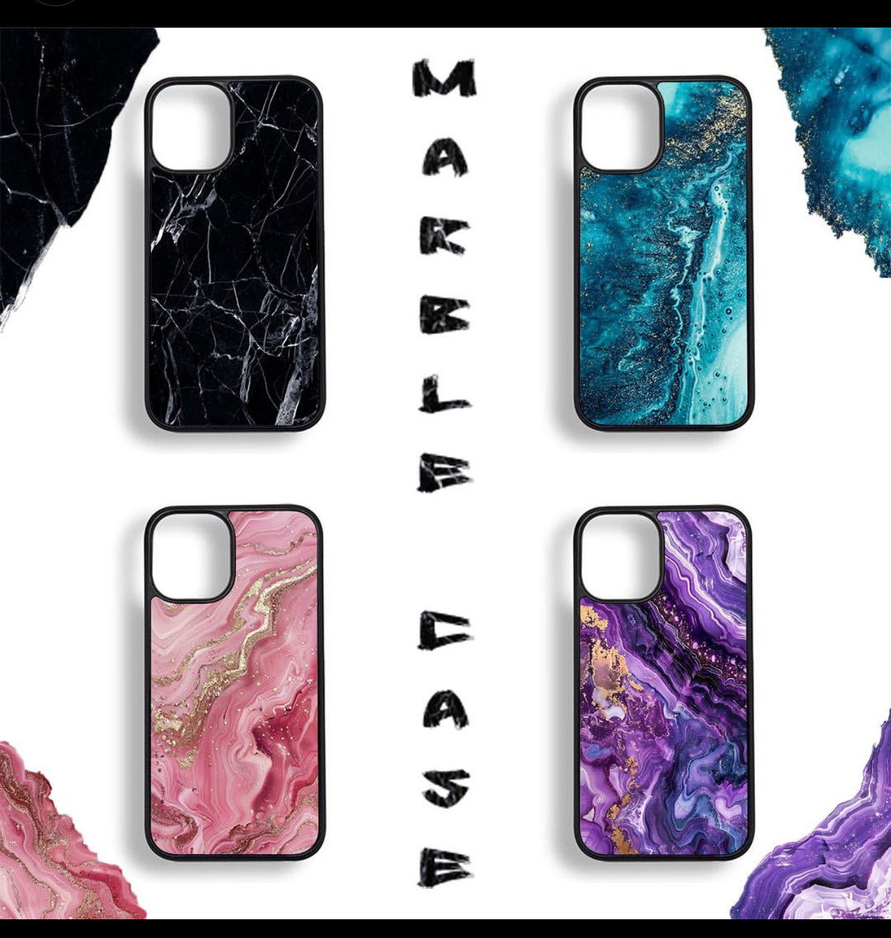 Marble Samsung Personalized custom  cute matching cases for S22 ,S23,S24,M54,M34,F23,A25,A33,A34,A53,F23 gift for couples