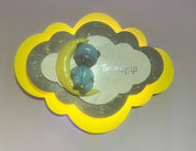Personalized cloud night light with Moon Bear