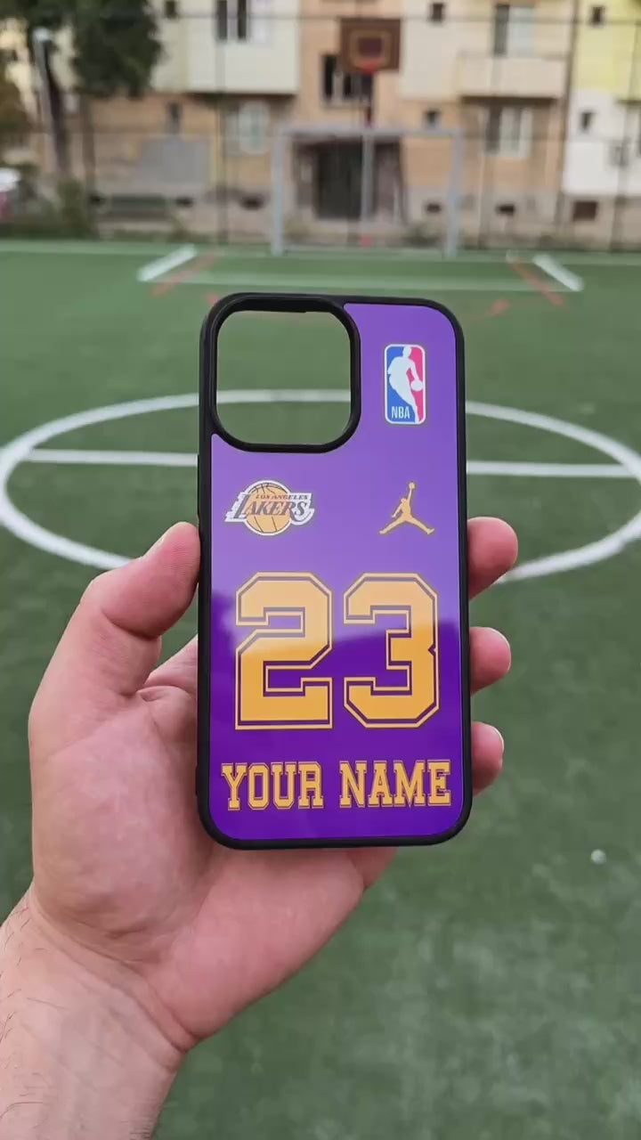 Lakers Personalized custom iPhone case