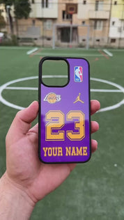 Lakers Personalized custom iPhone case
