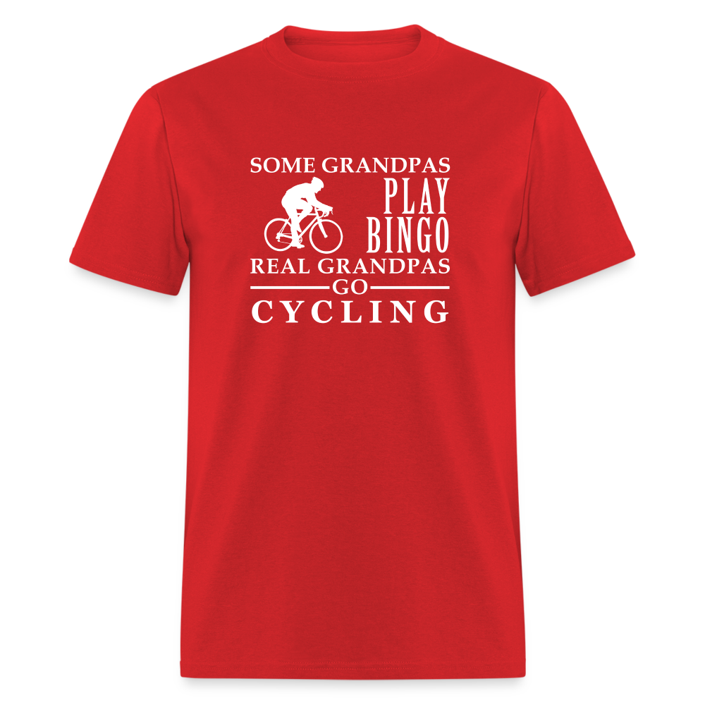 Some Grandpas play bingo, Real Grandpas Cycling Unisex Classic T-Shirt - red